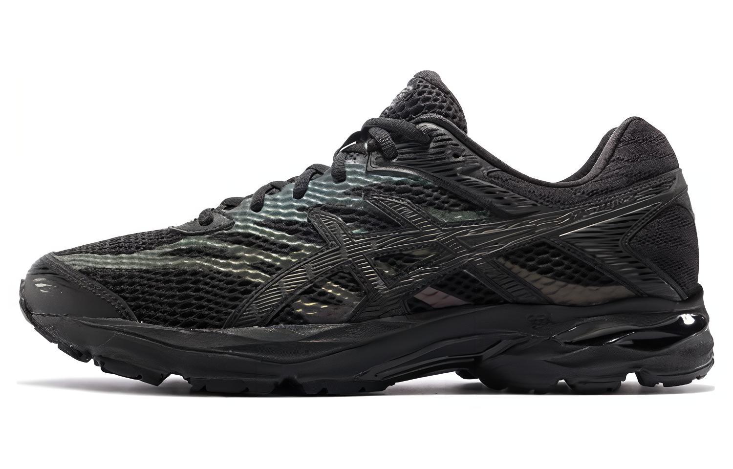 ASICS Gel-Flux 4 comfortable and wear-resistant low-cut casual training long-distance running sprint physical test urban commuting running shoes men's black