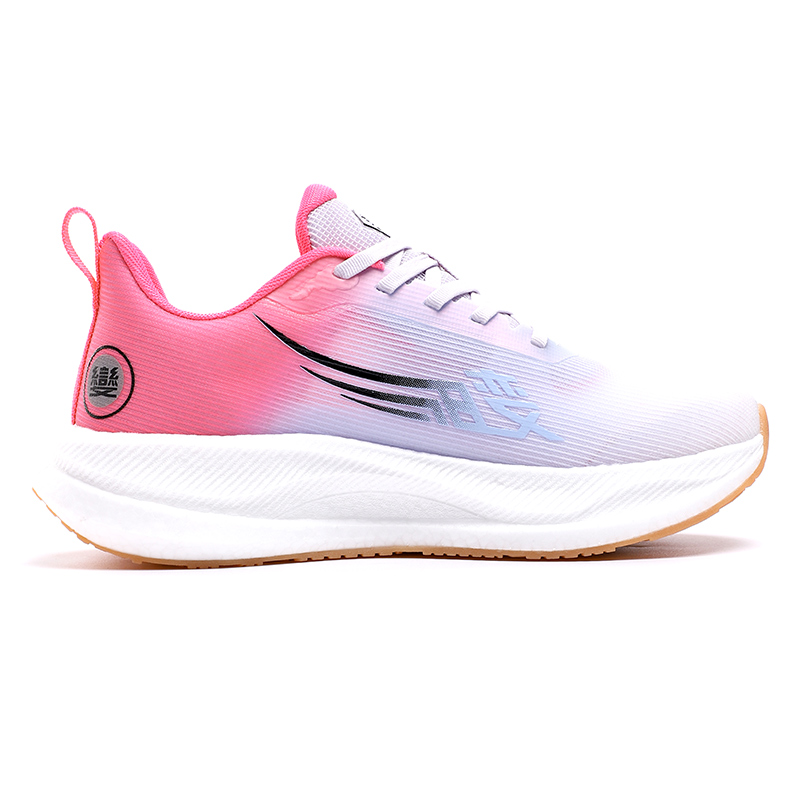 BIANSULONG Cushioning Slip Resistant Abrasion Resistant Low top Casual Training Running Shoes Men’s Light Purple Rose