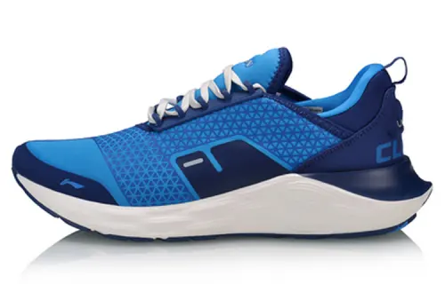Li Ning Cloud 6 Cushioning Lightweight Slip Resistant Low top Running Shoes Unisex Field Of Vision Blue
