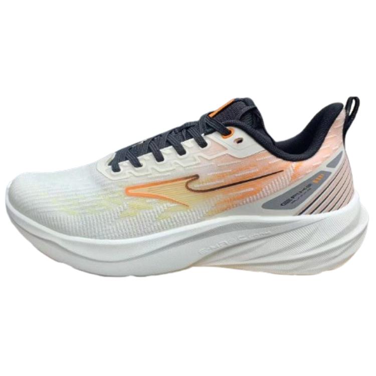 Erke Cushioning Low top Casual Running Shoes Men’s White Orange