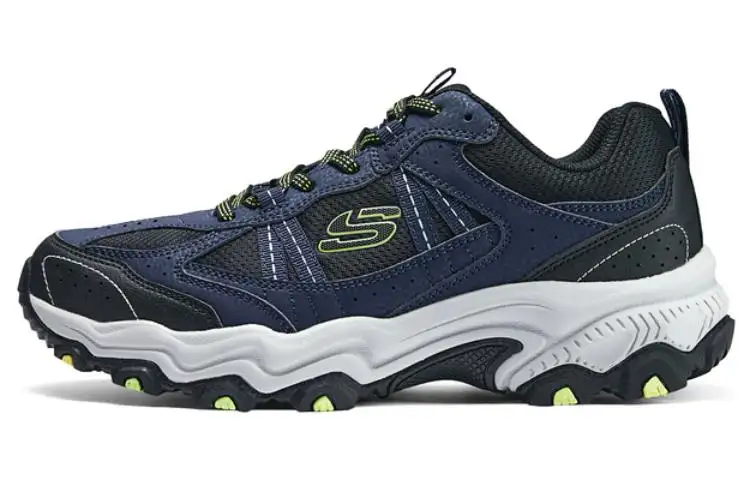 Skechers Stamina Support Abrasion Resistant Breathable Low top Outdoor Shoes Men's Blue Black