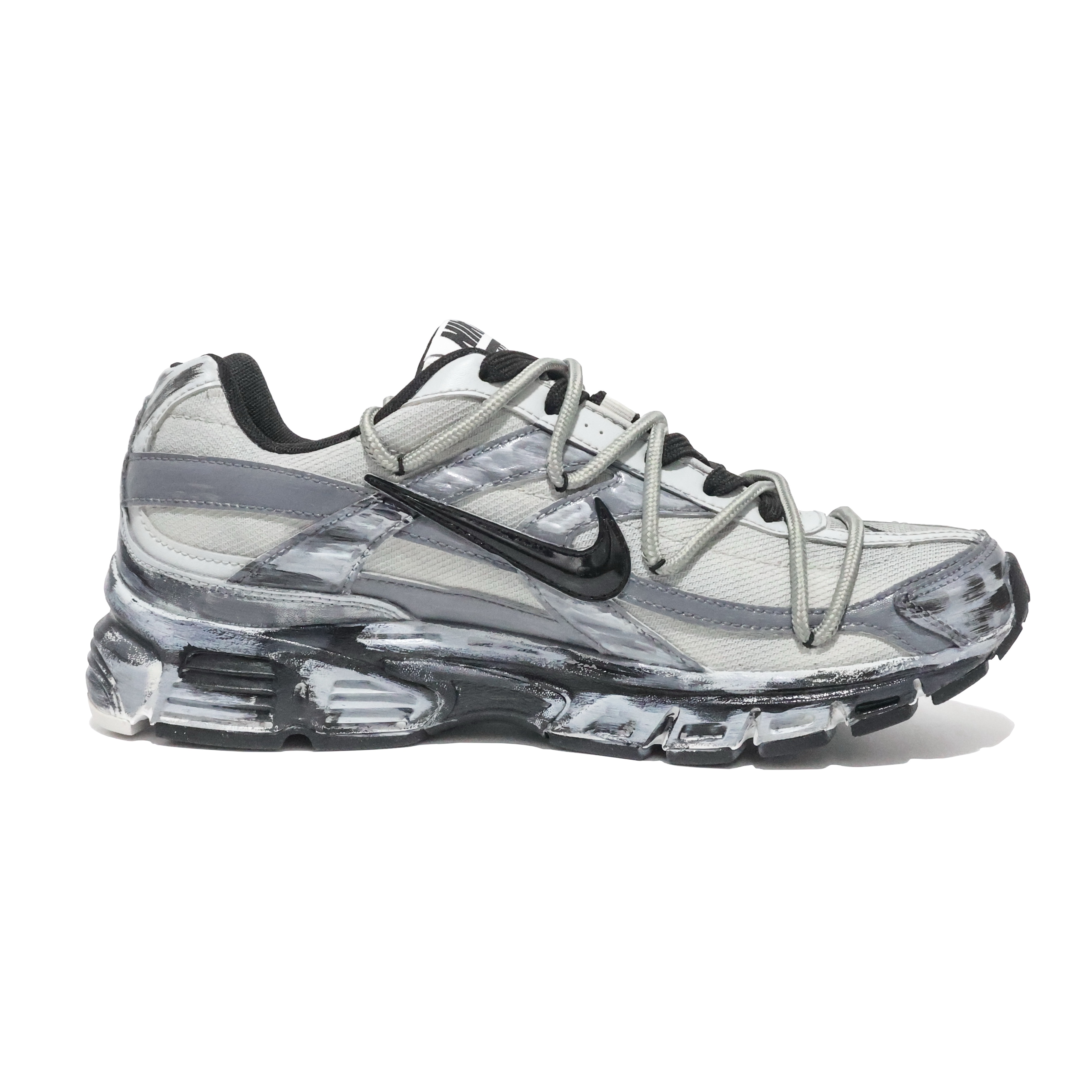 Nike Initiator Cushioning Abrasion Resistant Breathable Lightweight Low top Running Shoes Unisex Gray