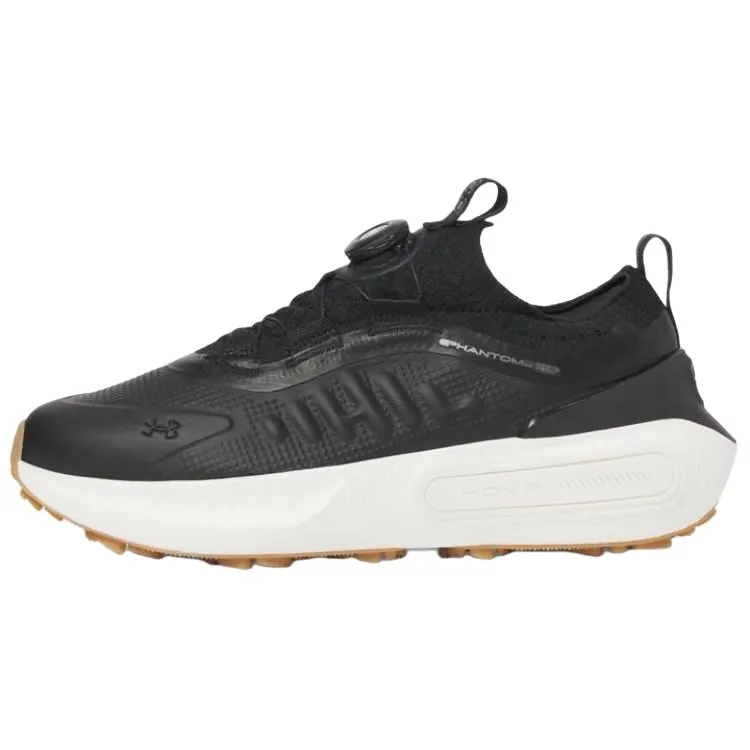 Under Armour HOVR Phantom Cushioning Waterproof Coverage Support Impact Resistant Low top Golf Shoes Men's Black