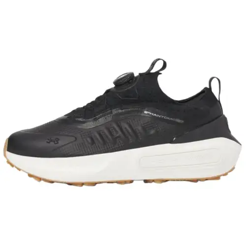 Under Armour HOVR Phantom Cushioning Waterproof Coverage Support Impact Resistant Low top Golf Shoes Men's Black