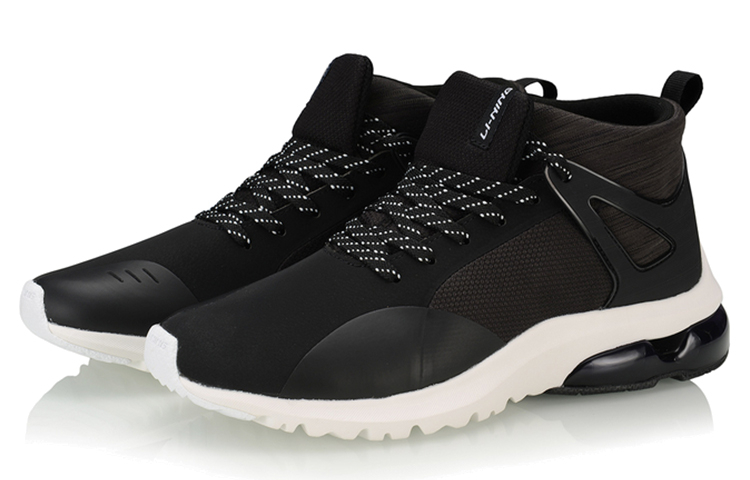 Li Ning Mid top Running Shoes Women’s Black White