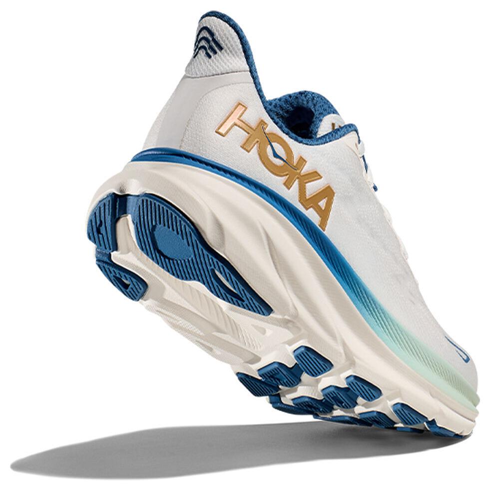 Мужские кроссовки HOKA ONE Clifton 9 (бело-синие) — фото 5