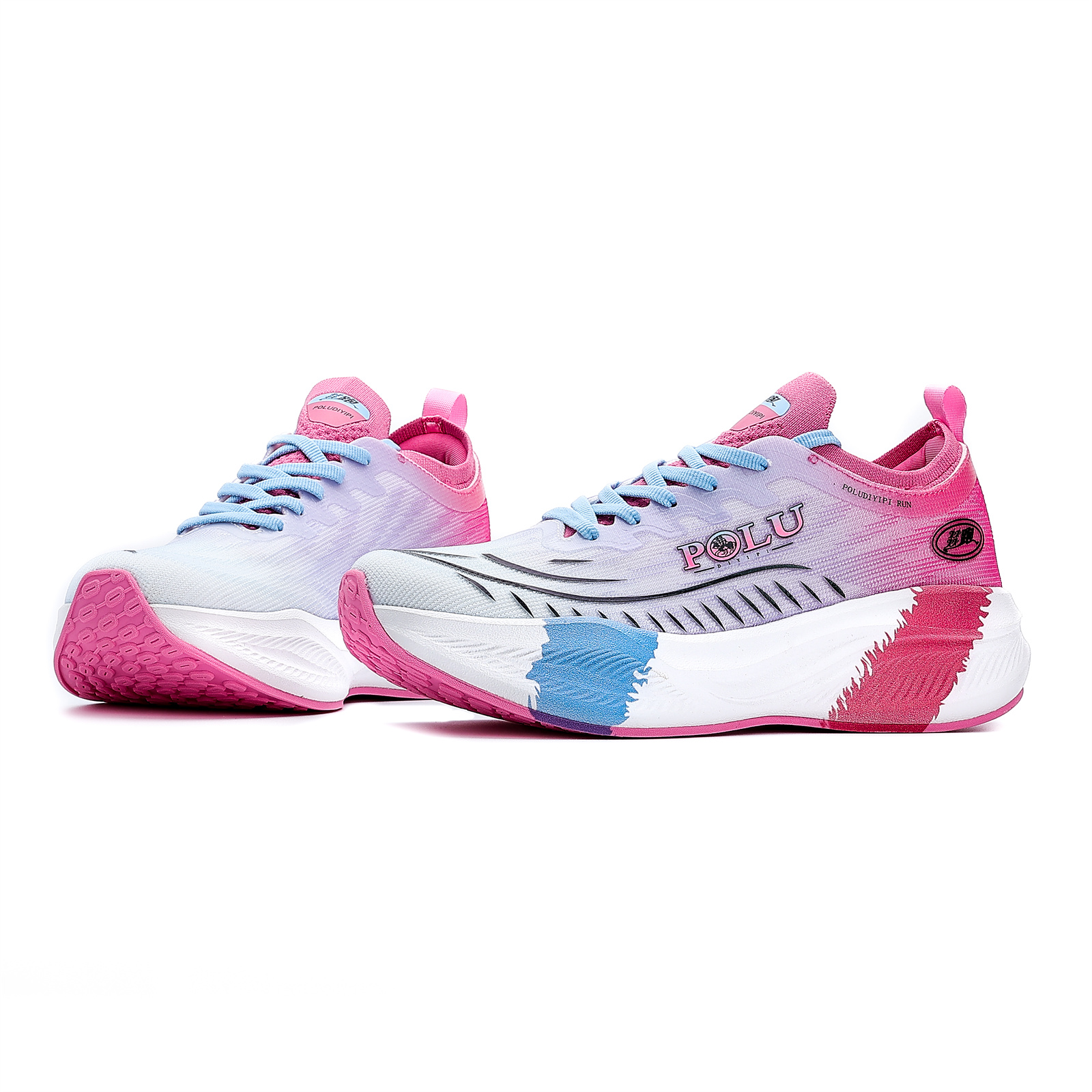 POLUDIYIPI Run GT3.0 PRO Breathable Impact Resistant Lightweight Rebound Low top Carbon Plate Sprint Racing