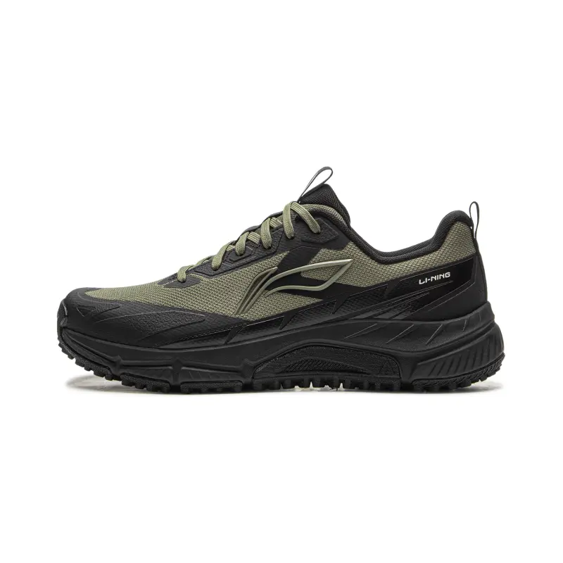 Li Ning Chasing wind Cushioning Slip Resistant Abrasion Resistant Coverage Low top Casual Trail Running Shoes