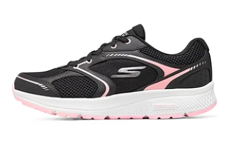 Skechers Go Run Consistent Low top Running Shoes Women's Black Pink