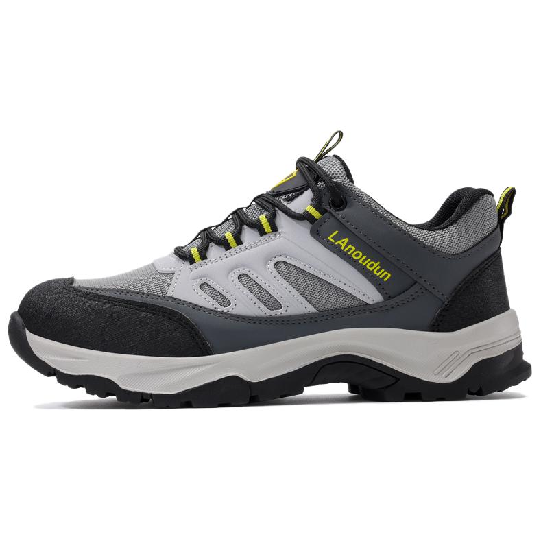 LANOUDUN Abrasion Resistant Impact Resistant Lightweight Low top Outdoor Shoes Men’s Gray