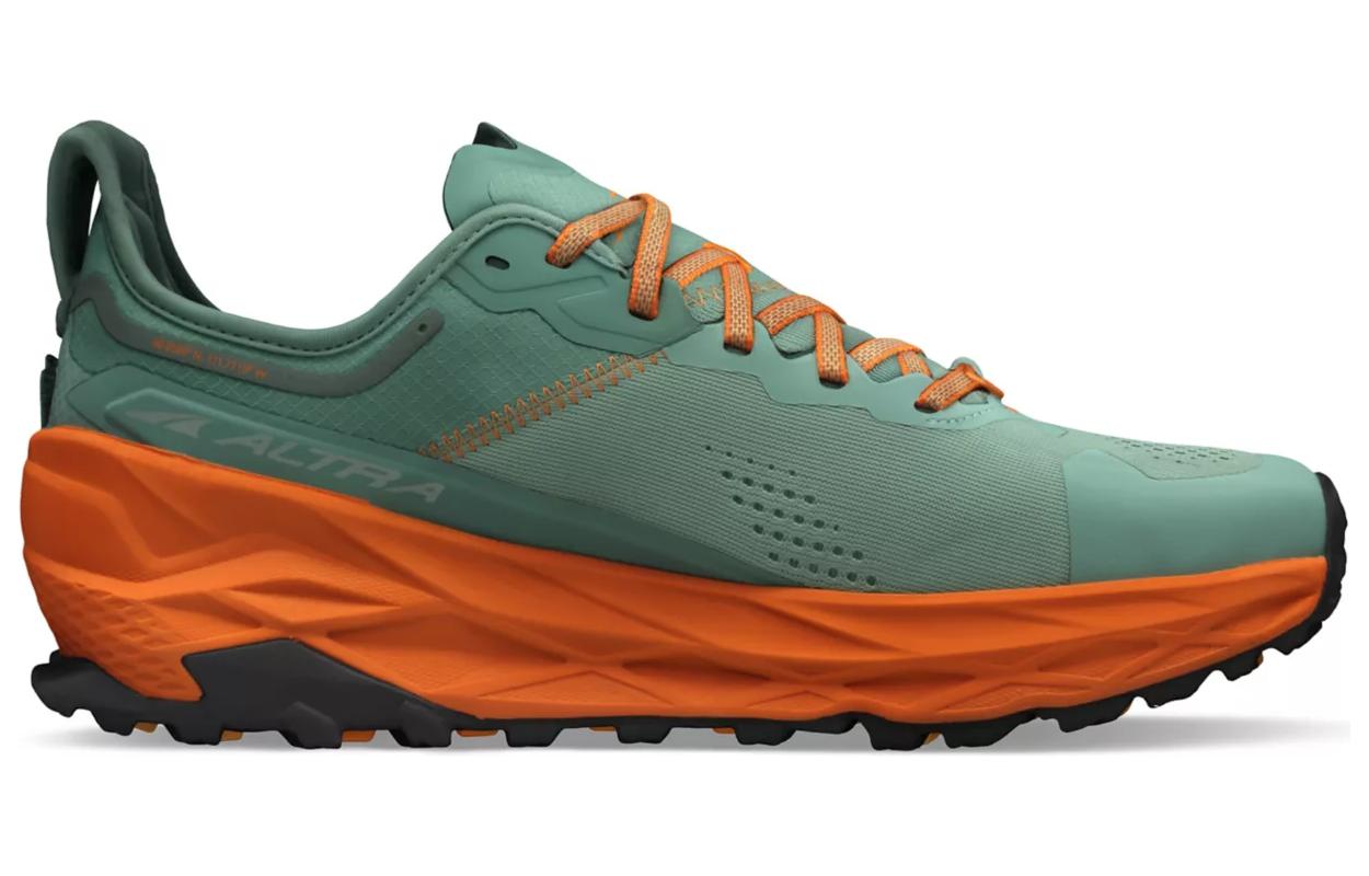 Altra Olympus 5 Running Shoes Men’s Low Top Green Orange