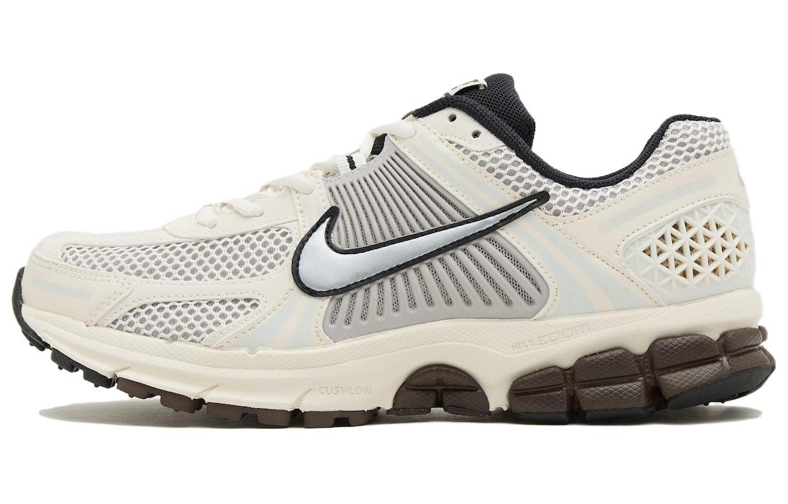 Nike Zoom Vomero 5 \"PHANTOM\" Comfortable, stylish, non-slip, wear-resistant, breathable, low-top, casual training, urban commuting running shoes, women's model, beige silver