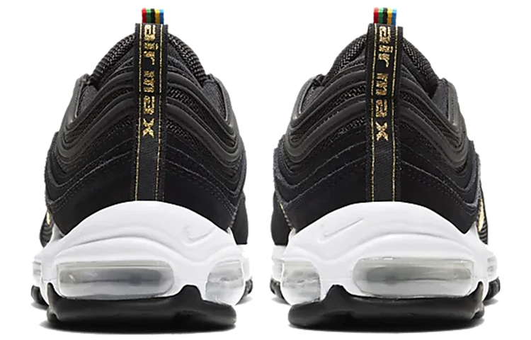 Унисекс кроссовки Nike Air Max 97 QS (черно-золотой) — Чёрныйзолотой — фото 4