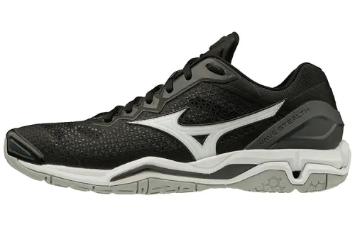 Mizuno Wave Stealth V Running Shoes Unisex Low Top Black/White