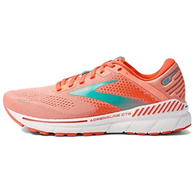 Brooks Adrenaline GTS 22 Comfortable Slip Resistant Low top Running Shoes Women’s Pink
