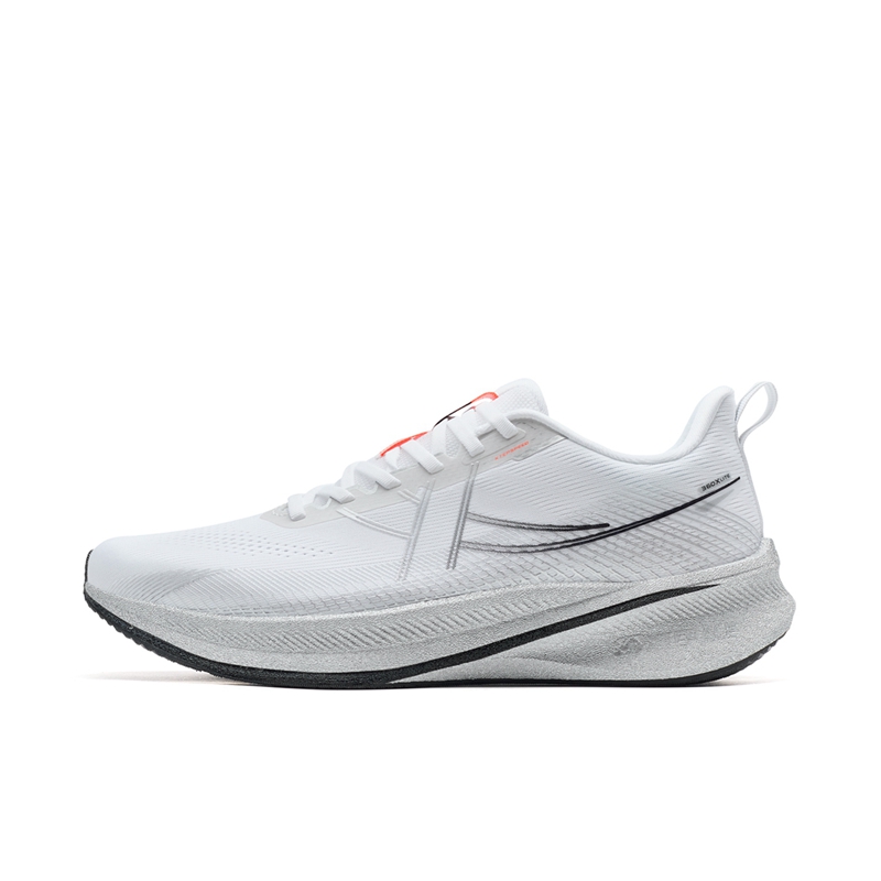 XTEP 360X 2.0 LITE Cushioning Breathable Low top Casual Long Distance Running Sprint Running Shoes Men’s Silver White