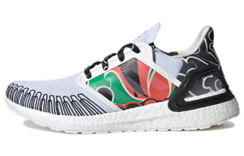 Adidas Ultraboost Dna Sea City Pack Abrasion Resistant Slip Resistant Low top Running Shoes Men's White Black