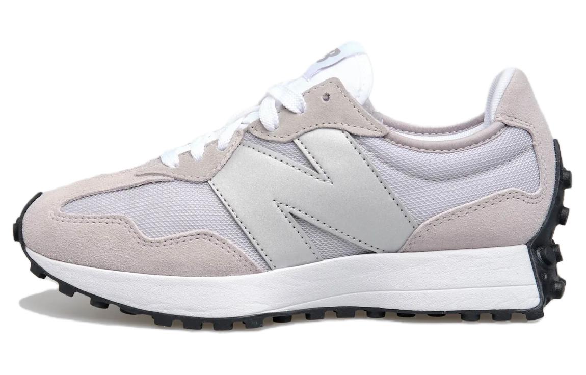 New Balance NB 327 retro low-top rubber casual running shoes for men and women, gray silver