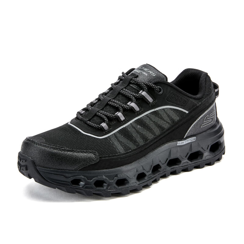 Skechers GLIDE STEP At Abrasion Resistant Low top Outdoor Shoes Men’s Black
