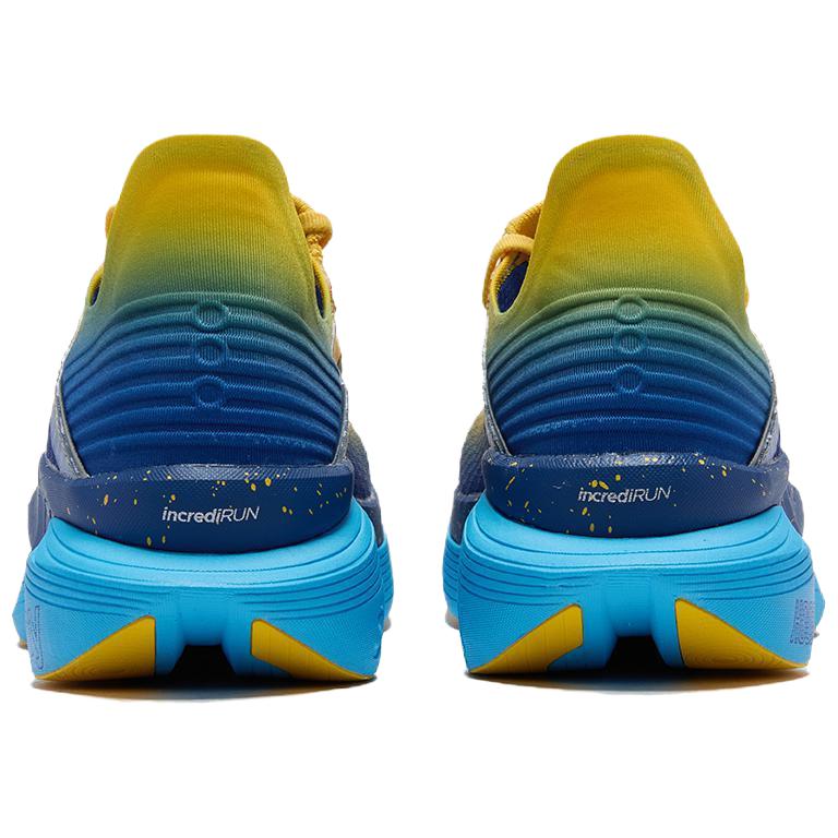 Saucony ENDORPHIN ELITE 2 Low top INCREDIRUN Toe Divider Carbon Plate Marathon Racing Running Shoes Men’s Yellow Blue