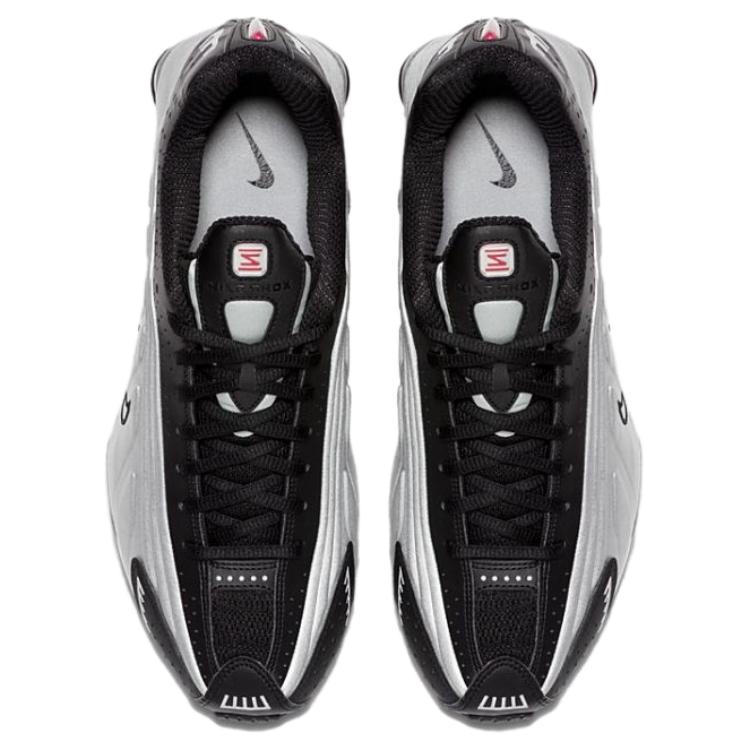 Nike Shox R4 Black Metallic Silver 2024