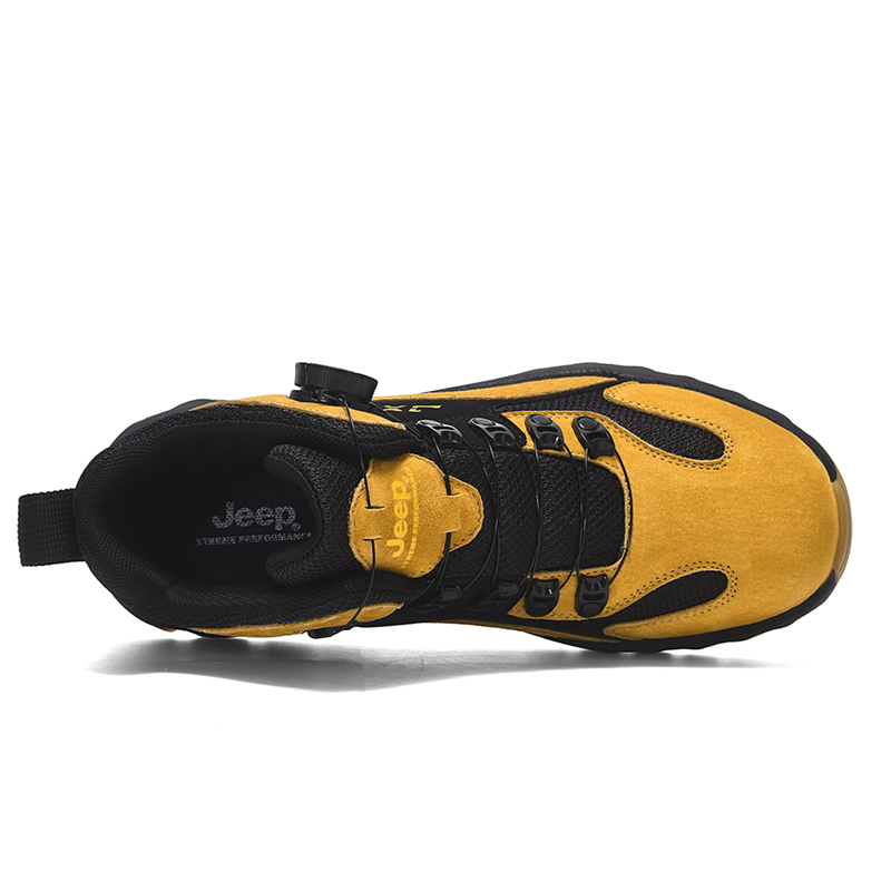 Jeep Mid top Outdoor Shoes Men’s Gold