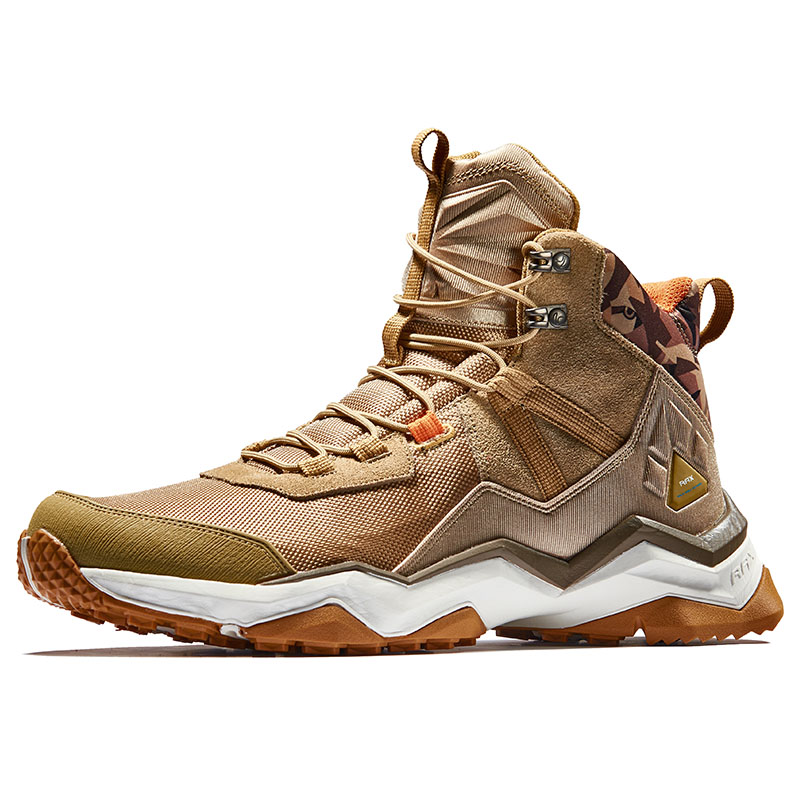RAX Breathable, Slip Resistant, Lightweight High top Outdoor Shoes Men’s Light Khaki