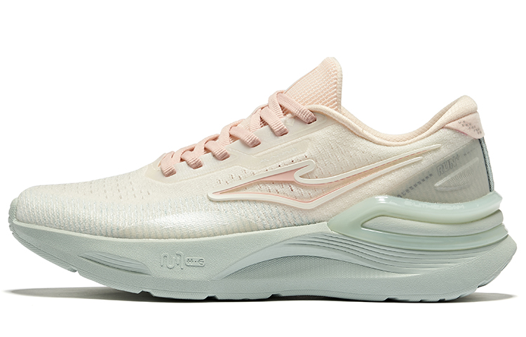 Erke Tianma 2.0 Summer Cushioning Rebound Low top Running Shoes Women’s Microcrystal White Shell Pink