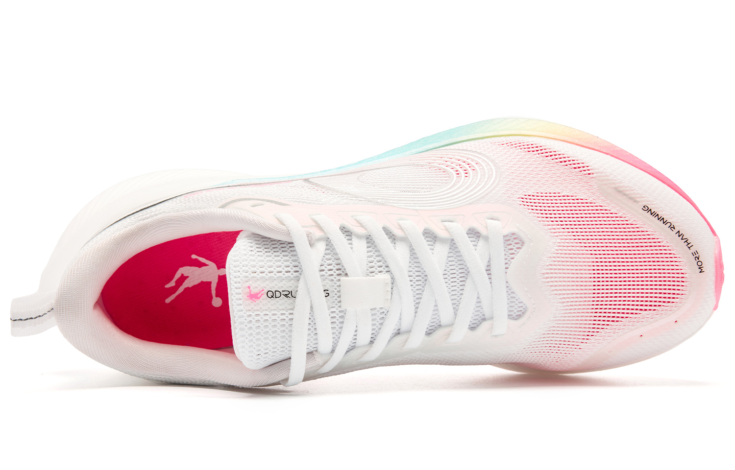 QIAODAN Feispeed 3.0 Fabric Low top ChaiPRO Rebound Technology Casual Training Running Shoes Women’s White Pink