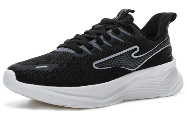 Erke Comfortable Cushioning Abrasion Resistant Cushioning, Wear Resistant Low top Running Shoes Women’s Black Gray