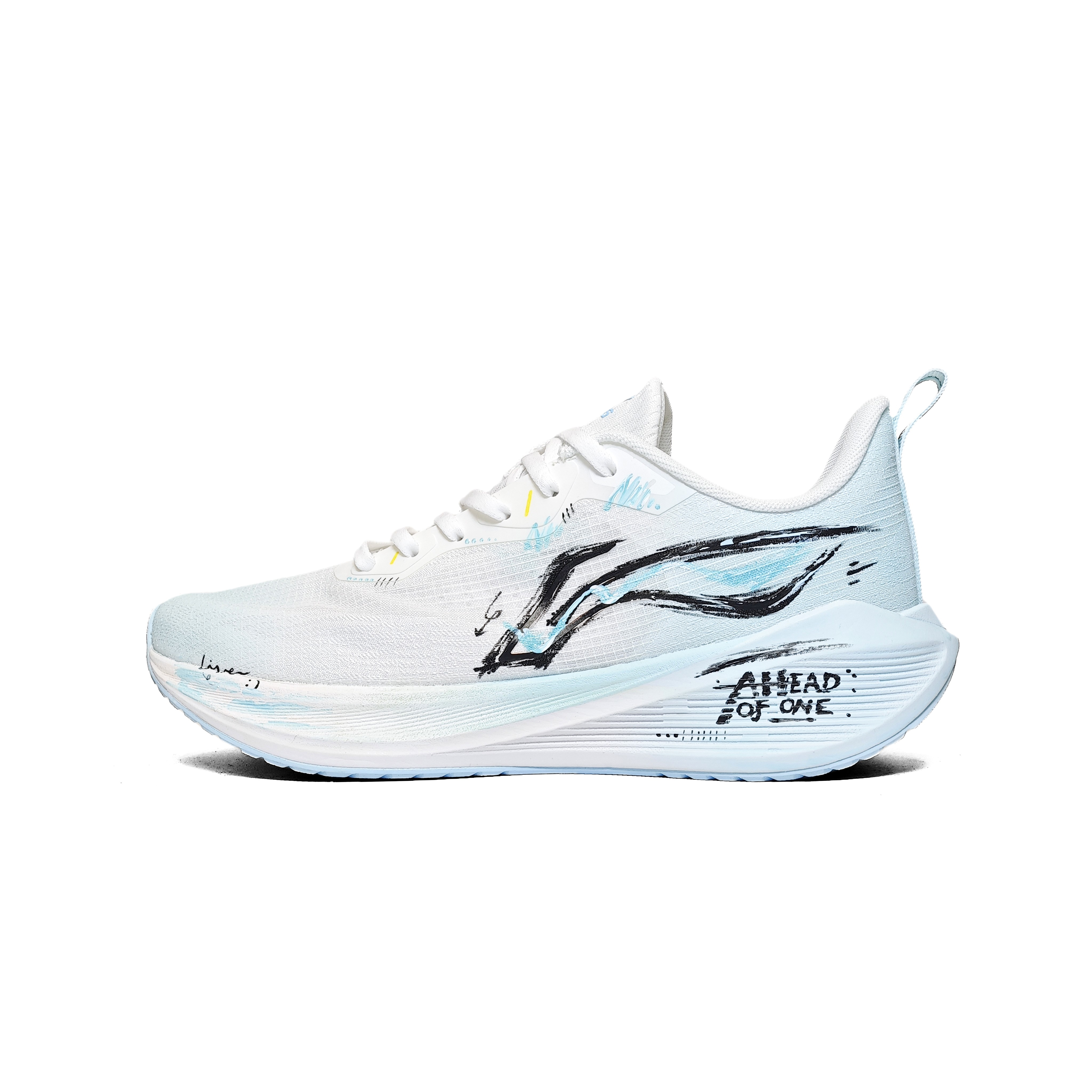 Li Ning Wuyue Running Shoes Men’s Low Top Blue, Pink