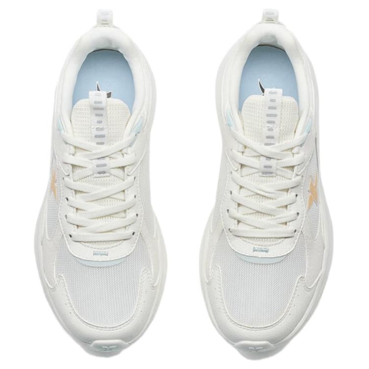 XTEP Breathable And Wear resistant Low top Casual Running Shoes Women’s White Blue