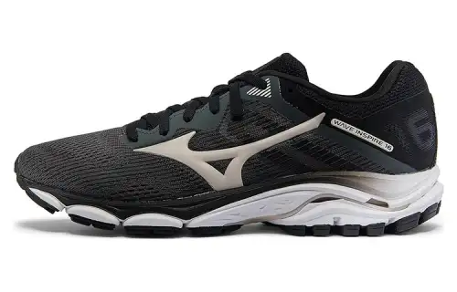 Mizuno Wave Inspire 20 Wave Inspire 16 Anti Slip Wear Resistant Low Top Running Shoes Women's Black Blue Yellow