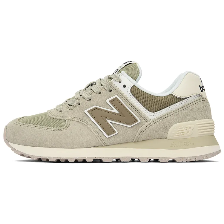 New Balance NB 574 Low top Casual City Commuting Running Shoes Women's Light Olive Green