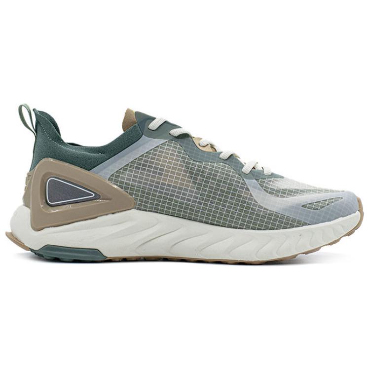 PEAK Tai Ji1.0 Lightweight Breathable Low top Running Shoes Men’s Ecru Fruit Green
