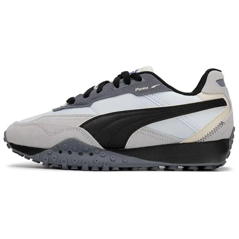 PUMA Blktop Rider Abrasion Resistant Support Low top Casual City Commuting Running Shoes Unisex White Gray Black