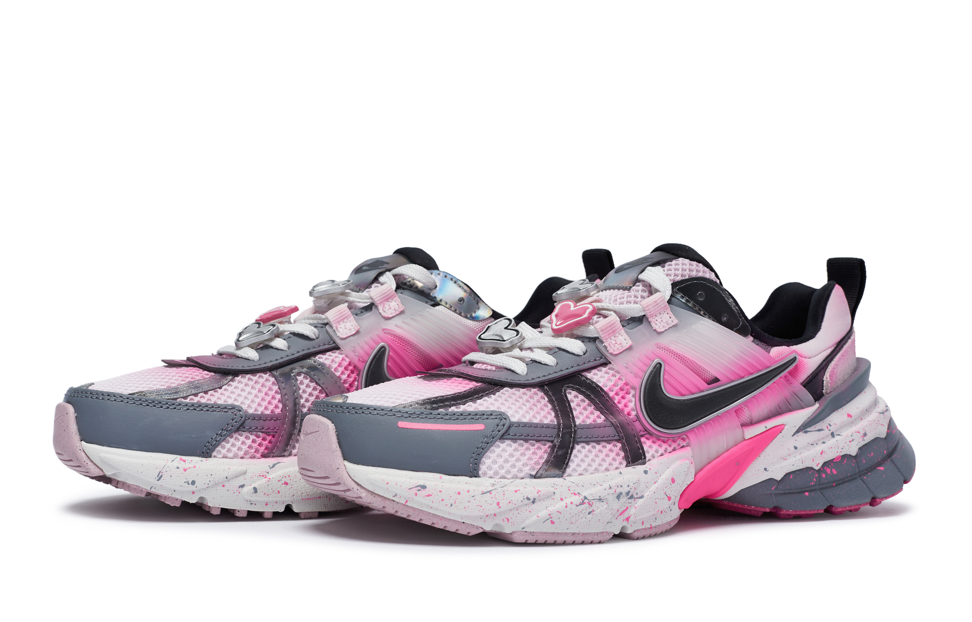 Nike V2K Run Low top Running Shoes Women’s Pink Gray