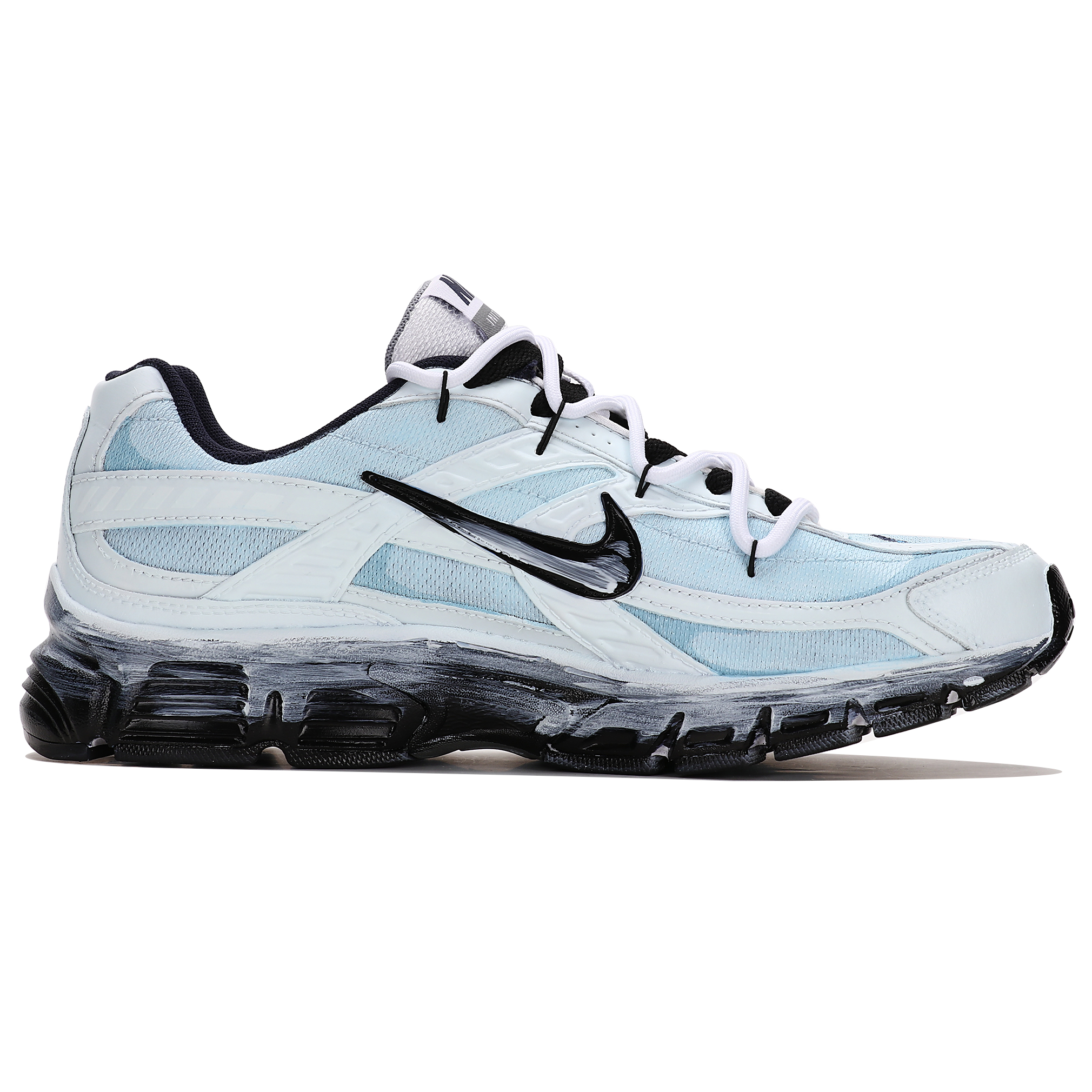 Nike Initiator Cushioning Abrasion Resistant Cushioning, Wear Resistant Low top Running Shoes Men’s Blue Black