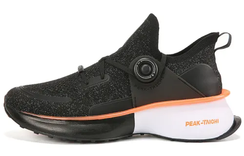 PEAK Tai Ji2.0 Running Shoes Men's Low Top Black/Orange