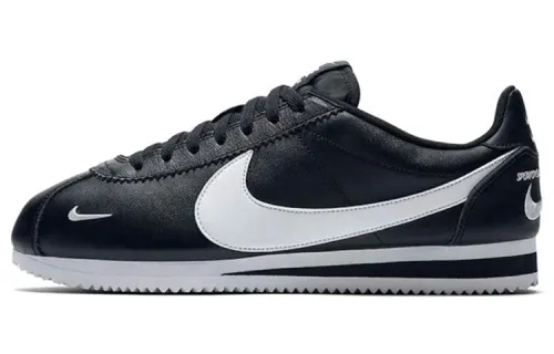 Nike Classic Cortez Mini Swoosh Black White