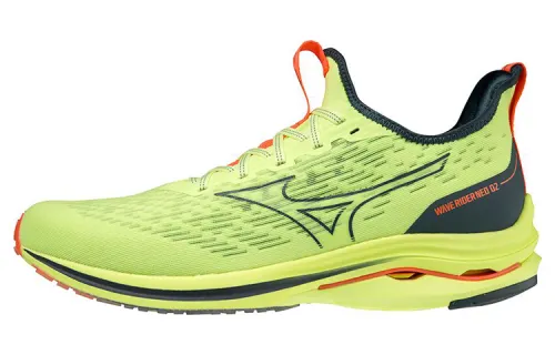 Mizuno Wave Rider Neo 2 Comfortable And Breathable Low top Running Shoes Men's Neon Green