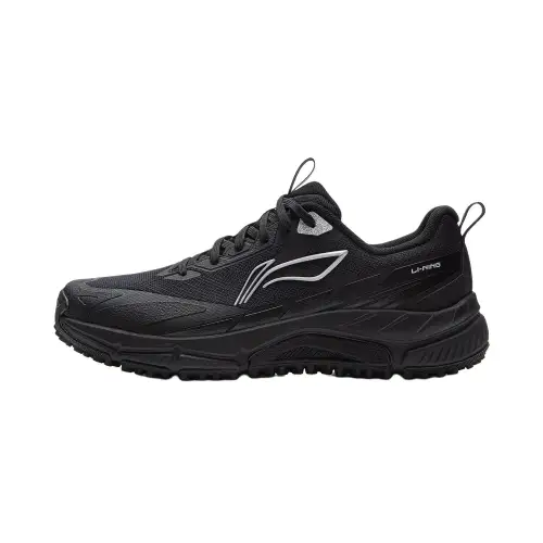 Li Ning Chasing wind Cushioning Slip Resistant Abrasion Resistant Coverage Low top Casual Trail Running Shoes