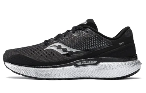 Saucony Triumph 18 Comfortable Textile, Synthetic Leather Cushioning Slip Resistant Abrasion Resistant Breathable