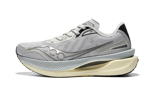 Saucony IDLING Cruise Lace Up Cushioning Slip Resistant Abrasion Resistant Low top Training Running Shoes Unisex Gray