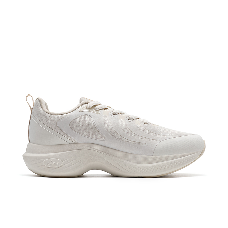 XTEP Slip Resistant Abrasion Resistant Low top Casual Running Shoes Women’s Beige