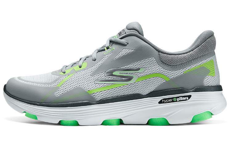 Skechers GO RUN 7.0 Cushioning, Wear Resistant Low top Running Shoes Men’s Gray Green