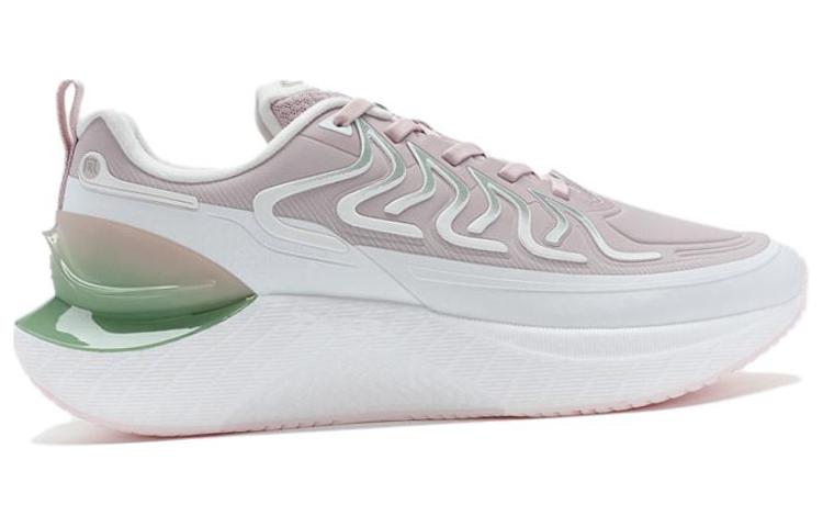 XTEP Wind And Fire 27 Cushioning Slip Resistant Low top Casual Running Shoes Women’s Pink White