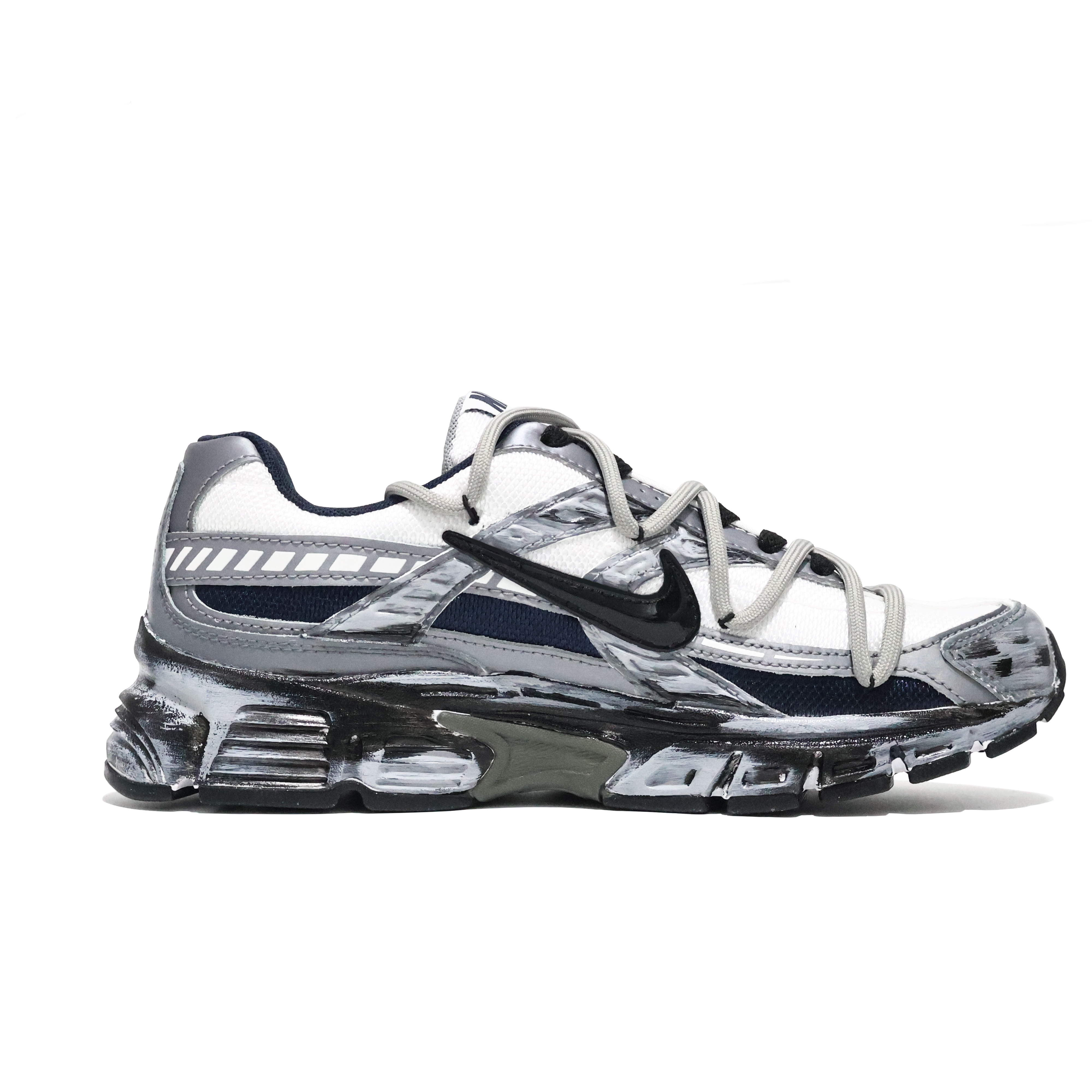 Nike Initiator Cushioning Lightweight Cushioning Lightweight Low top Casual Running Shoes Unisex Gray