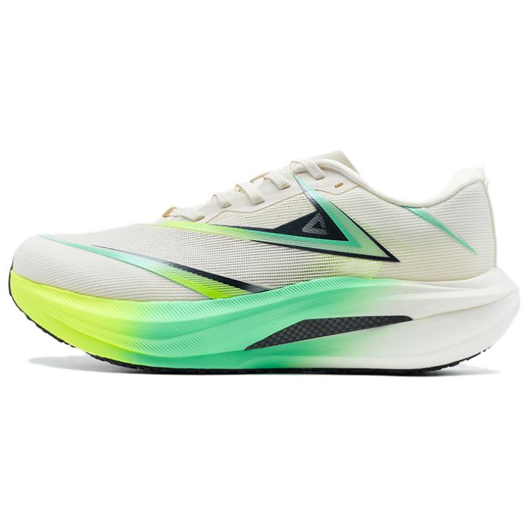 PEAK Abrasion Resistant, Breathable, Lightweight Low top Casual Running Shoes Unisex White Green
