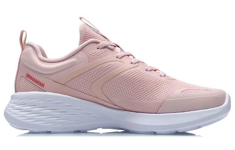 Li Ning Lightweight Cushioning Low top Running Shoes Women’s Peach Orange Pink